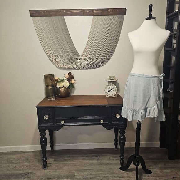 Harper Heritage Chambray Ruffle Wrap Skirt Sz S - Picture 3 of 7